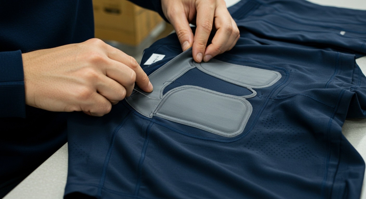 Спортивная одежда с компрессионными вставками