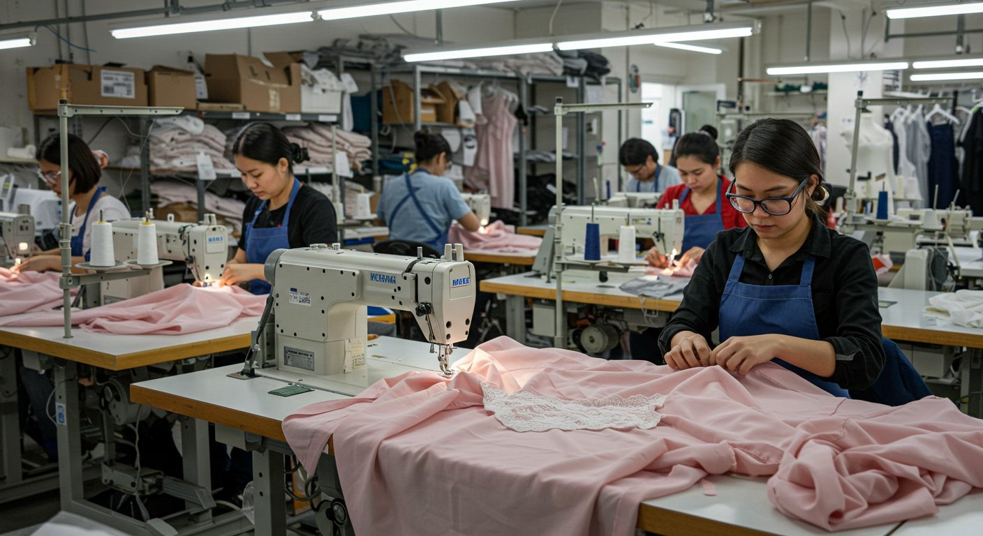 Пошив одежды с кружевными вставками