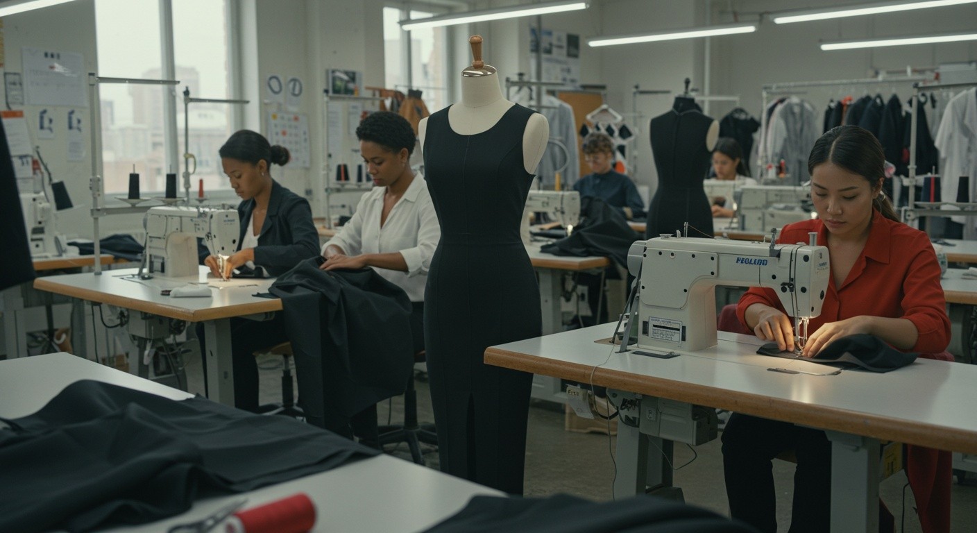 Пошив одежды с приталенным силуэтом