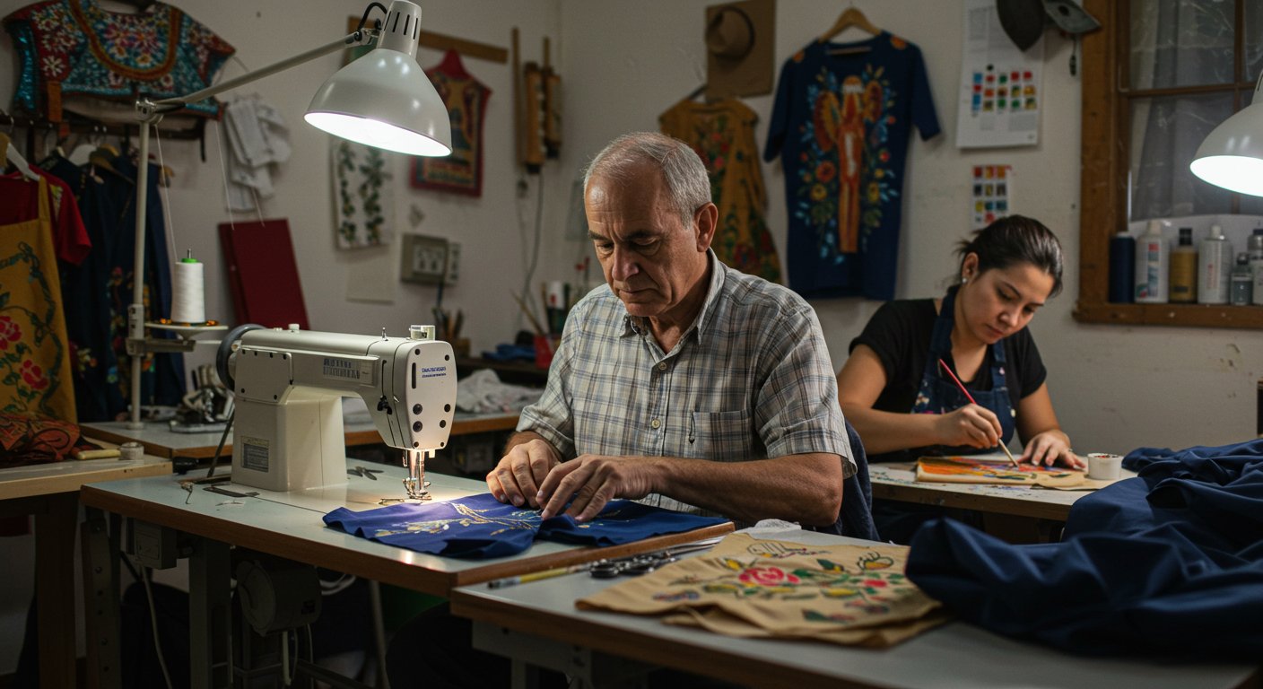 Одежда с ручной росписью для уникального стиля