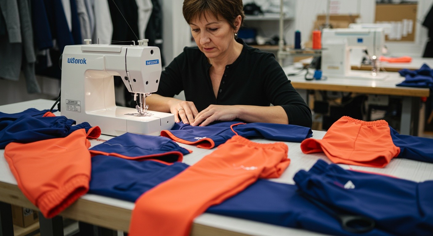 Пошив спортивной одежды в виде детских костюмов