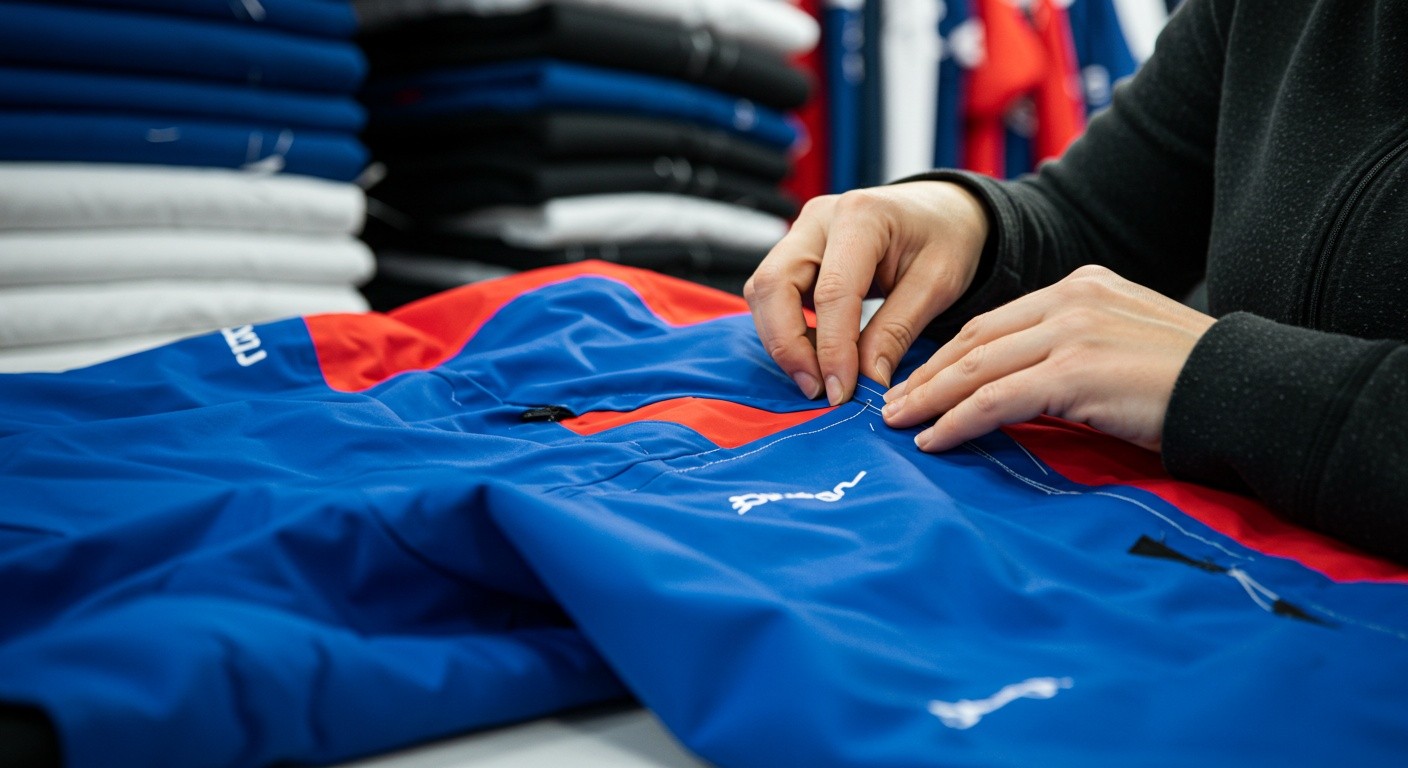 Пошив спортивной одежды в виде зимних костюмов