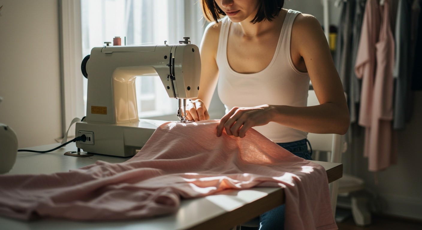 Повседневная футболка без рукавов