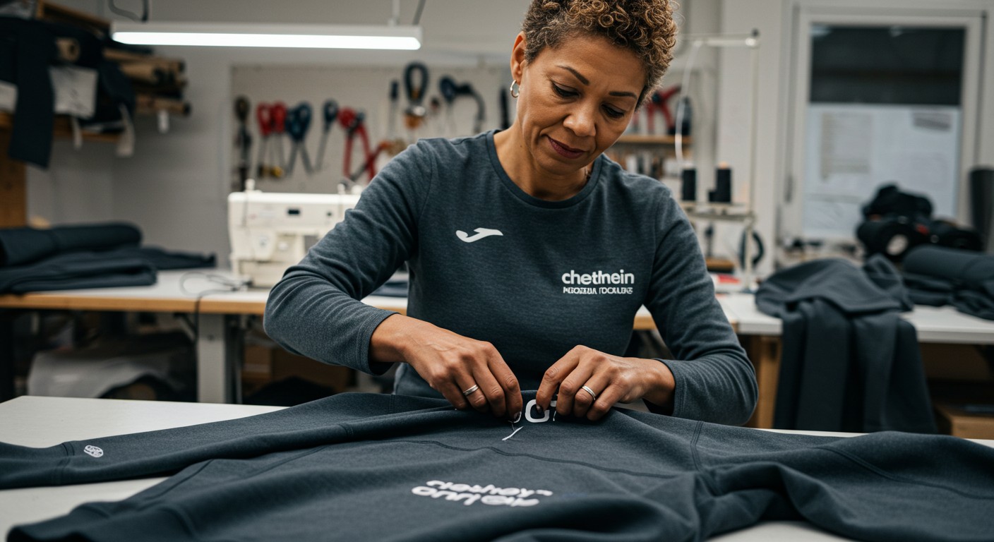 Пошив спортивной одежды в виде корпоративных толстовок