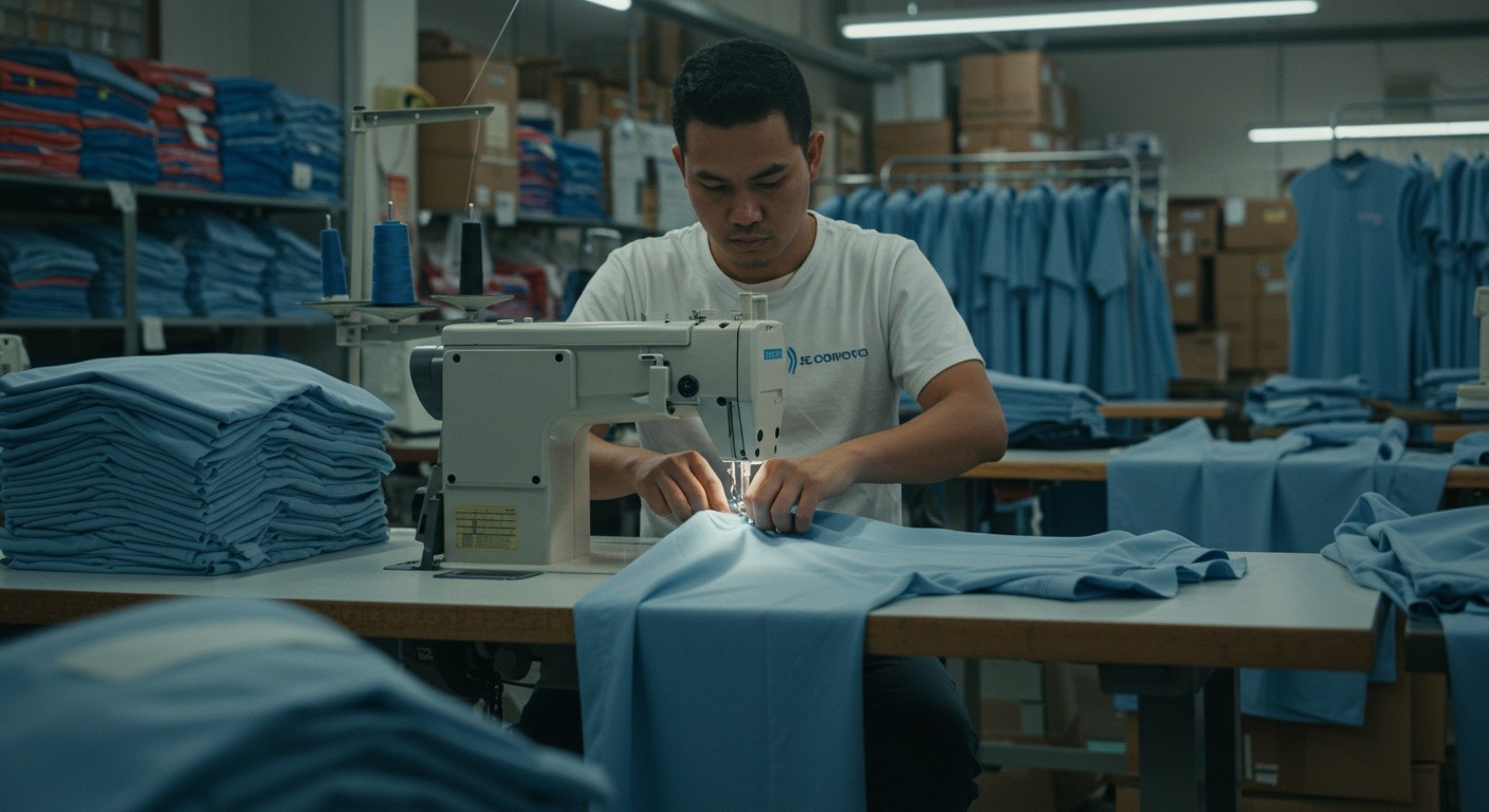 Пошив корпоративных футболок без рукавов