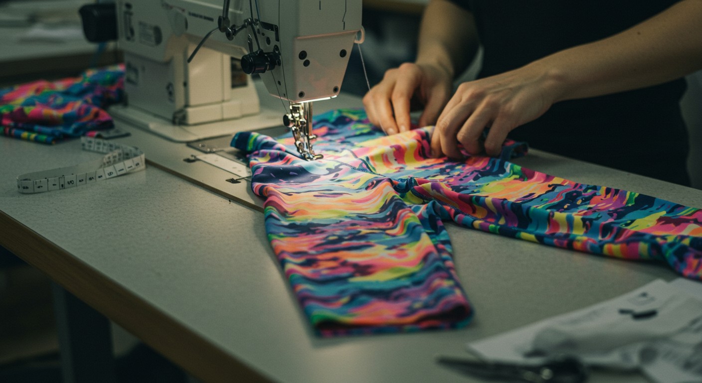 Пошив тренировочных спортивных леггинсов Тренировочные спортивные леггинсы