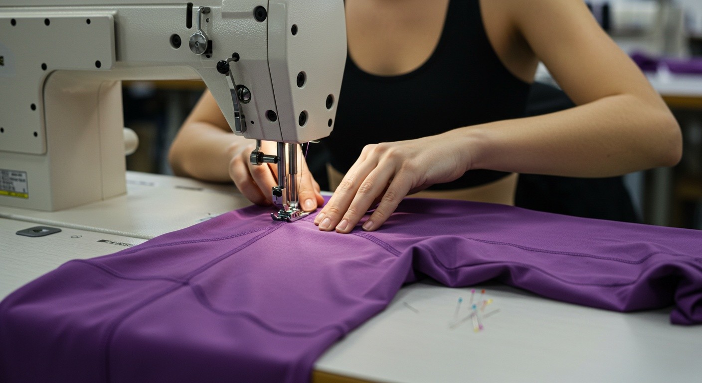 Пошив спортивной одежды в виде йога леггинсов