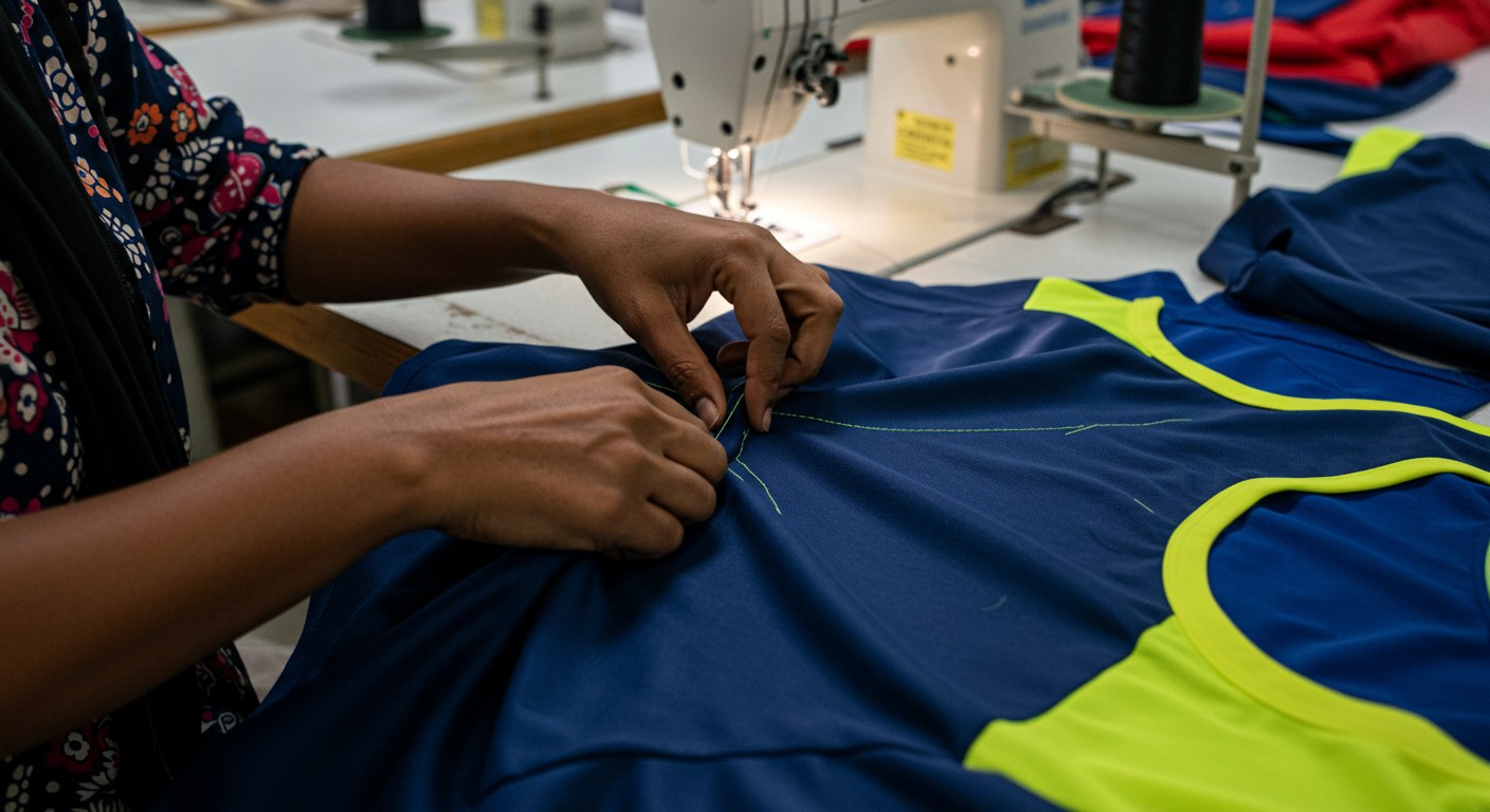 Пошив спортивной одежды в виде жилетов для командных видов спорта