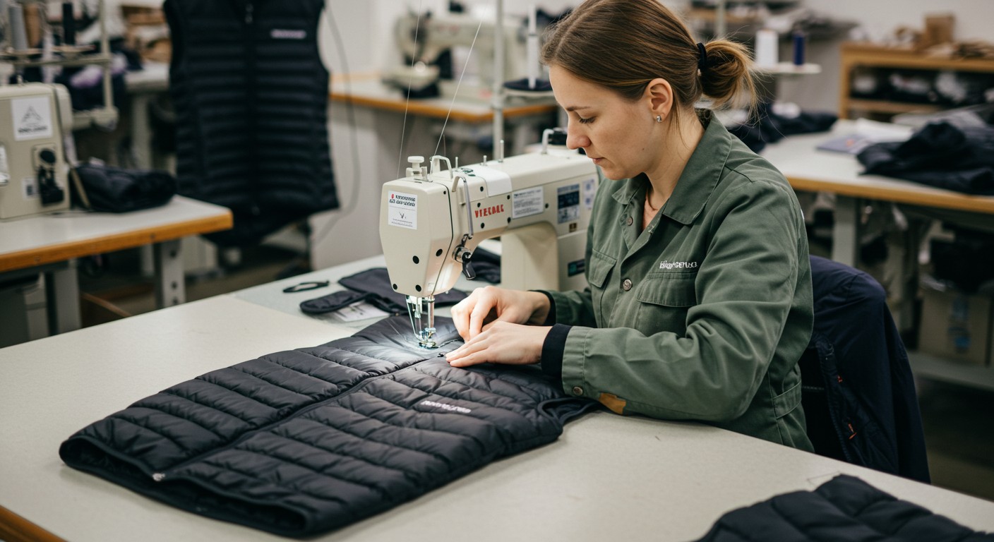 Утепленные спортивные жилеты