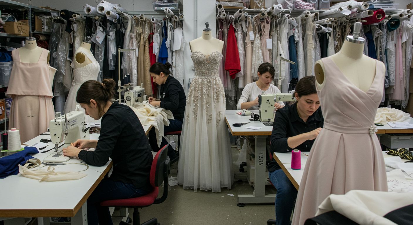 Пошив платьев для торжеств