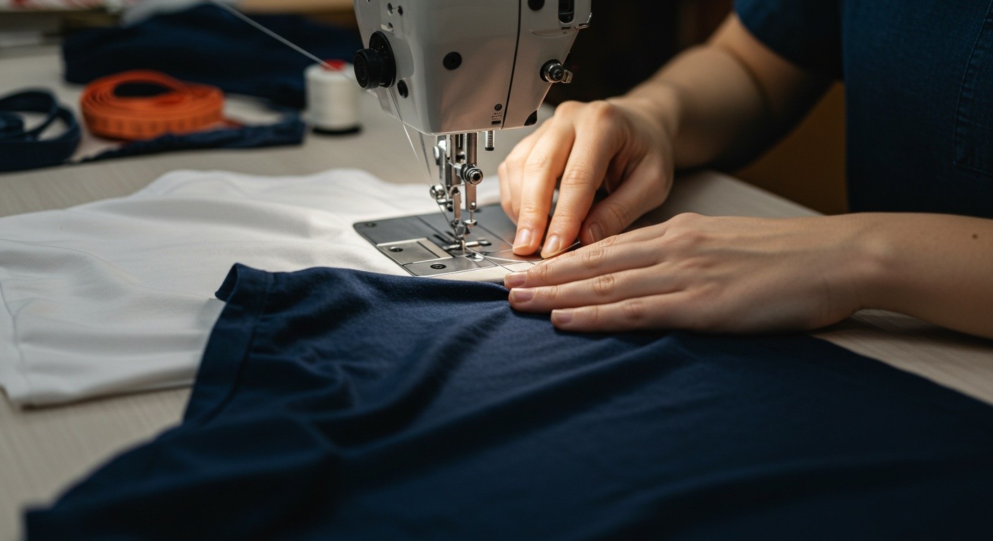 Пошив футболок из разных материалов