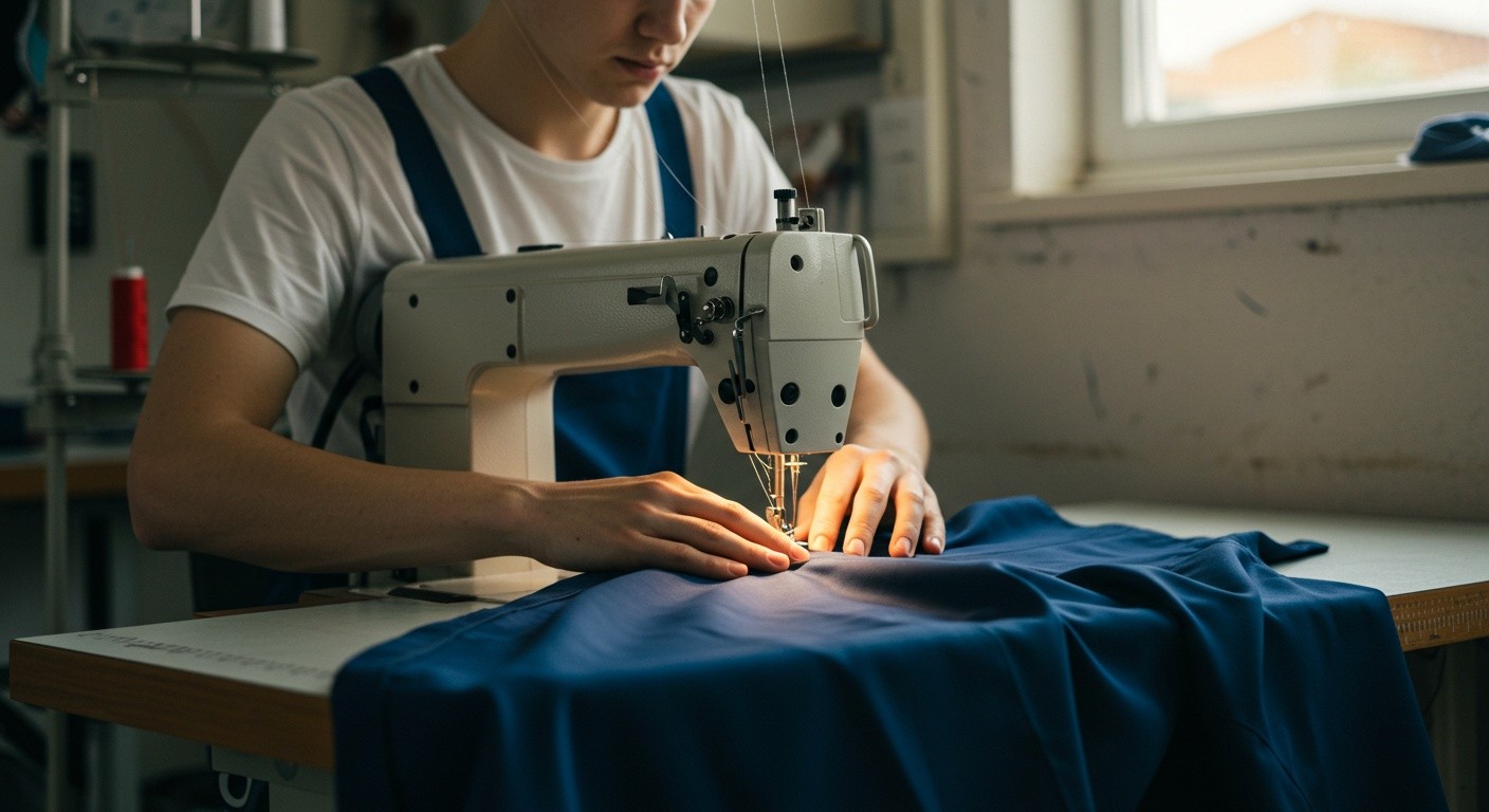 Пошив спортивной одежды в виде тренировочных комбинезонов