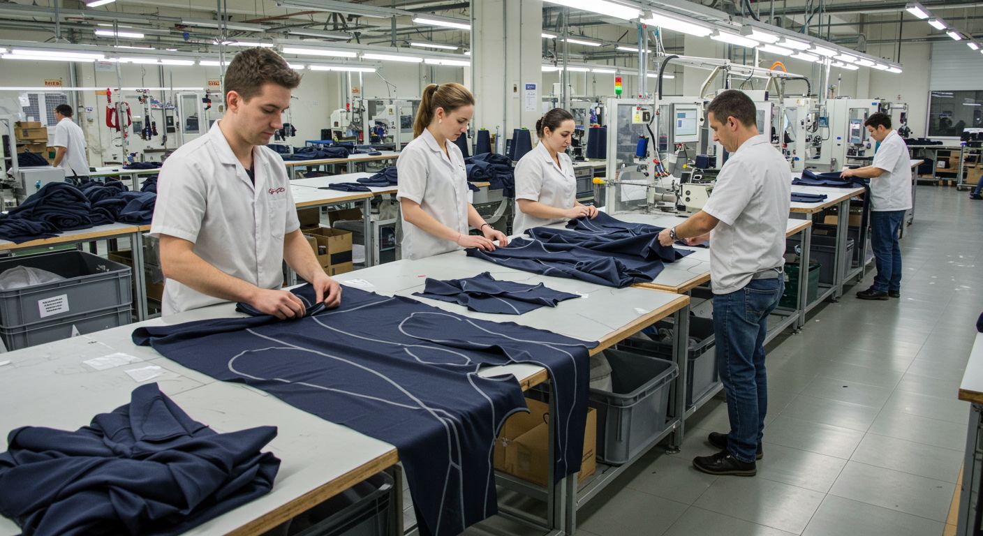Производство спортивной одежды с компрессионными зонами