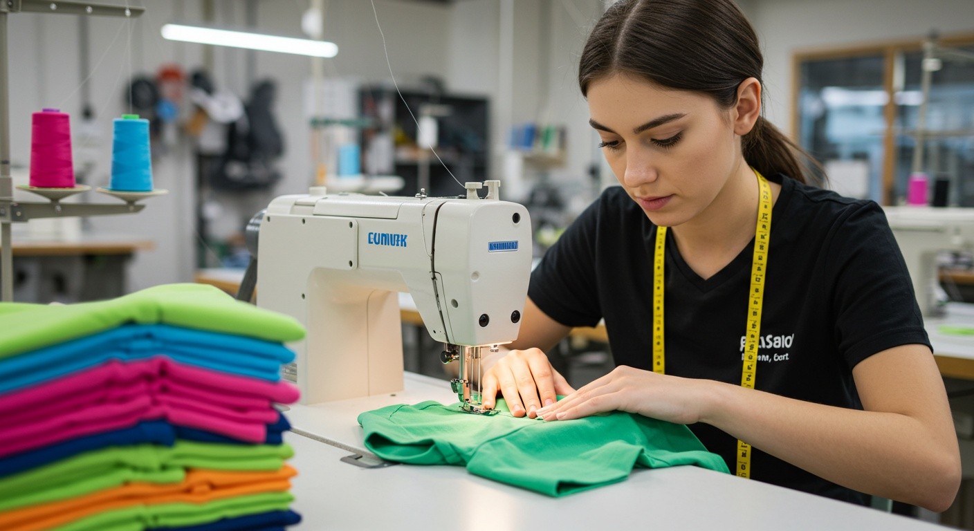 Пошив детских брендированных футболок