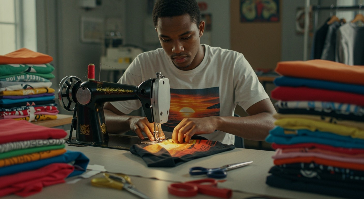 Летняя брендированная футболка