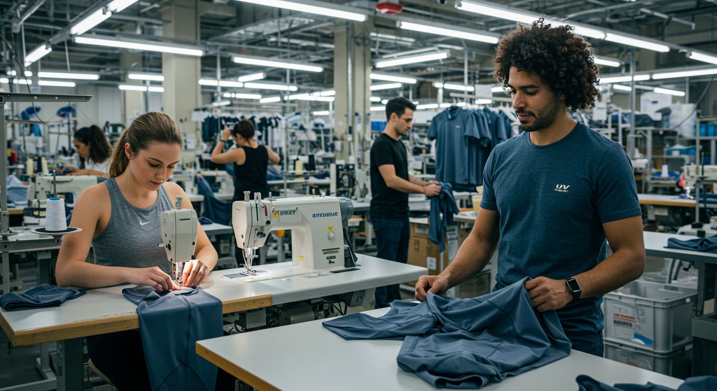 Производство спортивной одежды с защитой от ультрафиолета