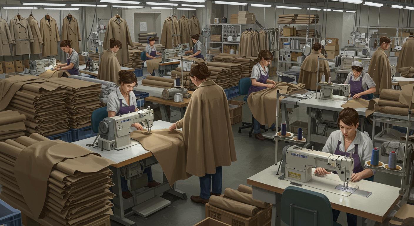 Пошив тренчей и накидок