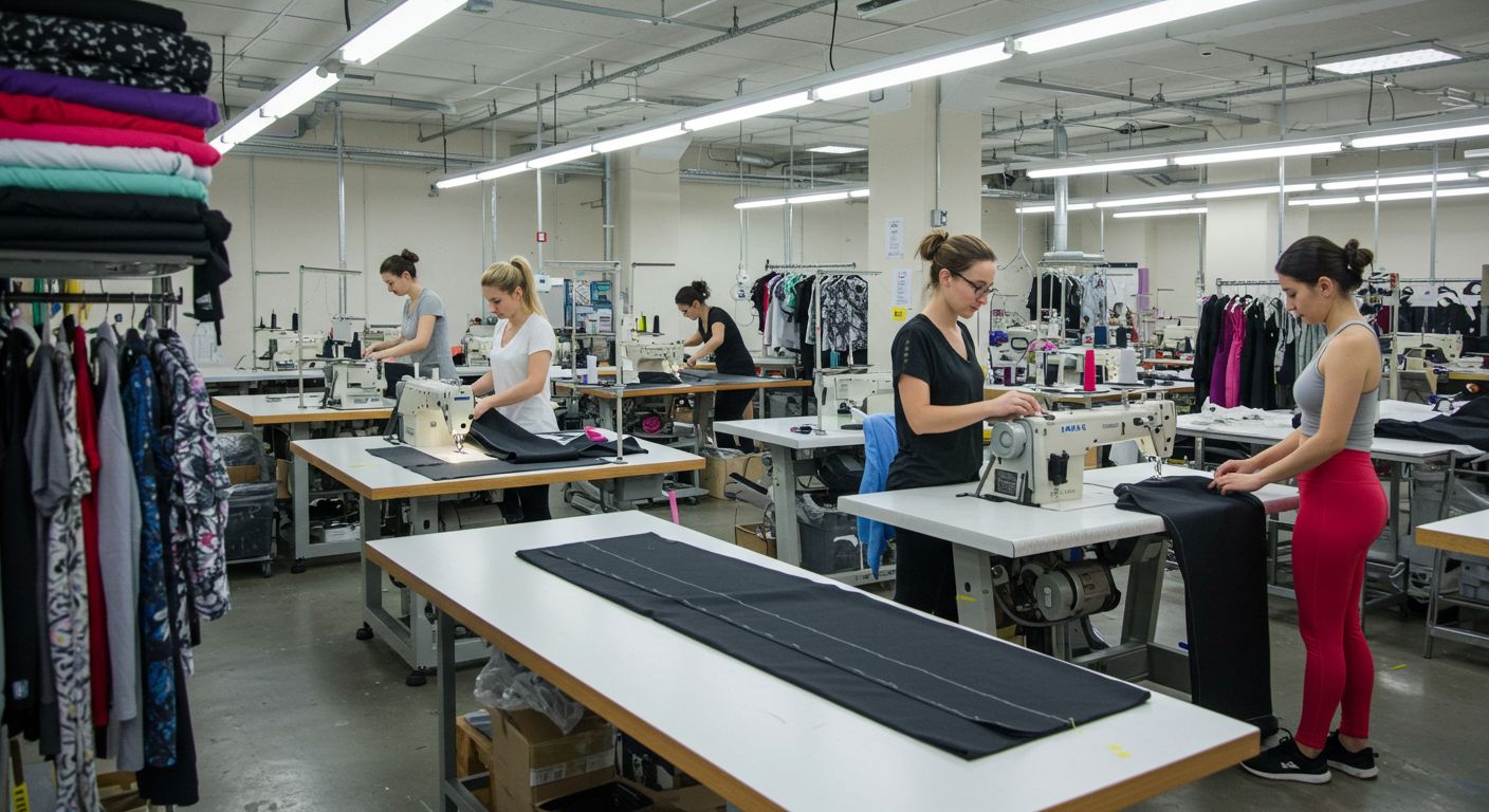 Производство спортивной одежды для аэробики и пилатеса Одежда для аэробики и пилатеса