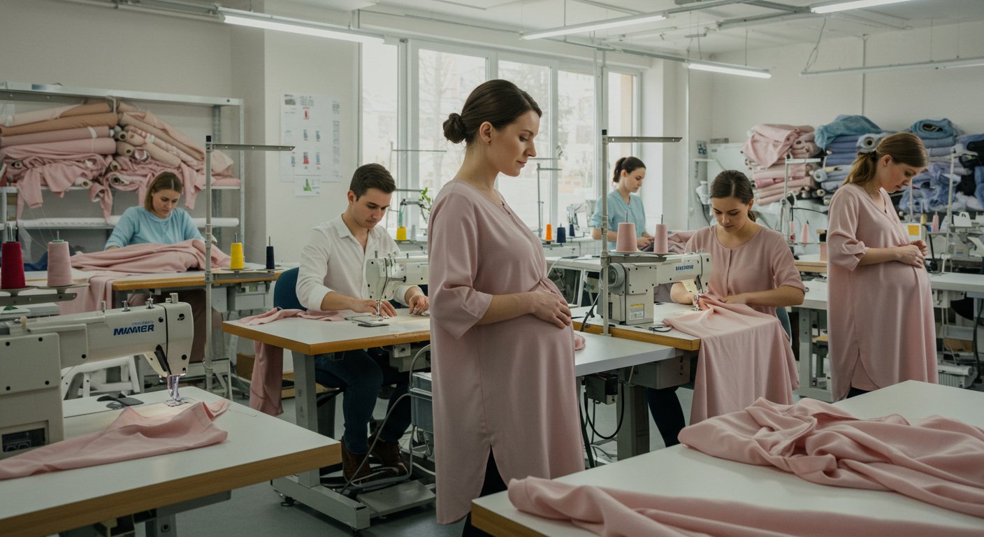 Пошив блузок и туник для беременных