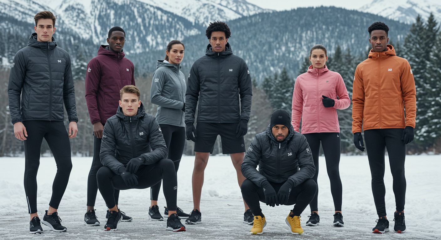 Производство спортивной одежды для зимнего фитнеса