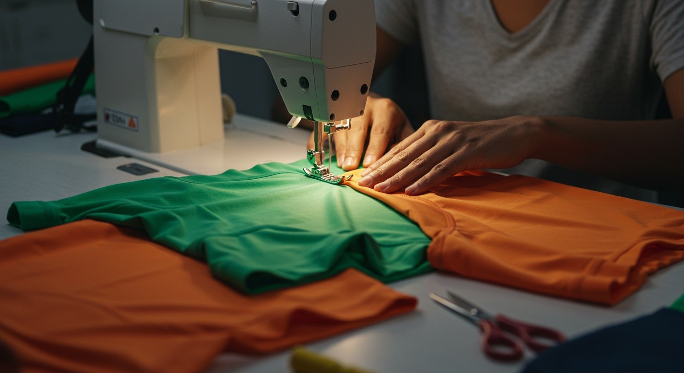 Пошив спортивных бюджетных футболок