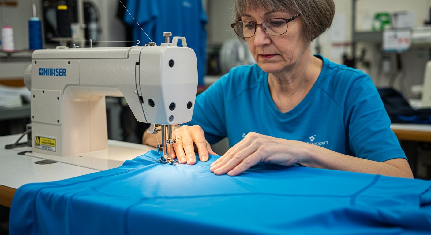 Спортивная бюджетная футболка