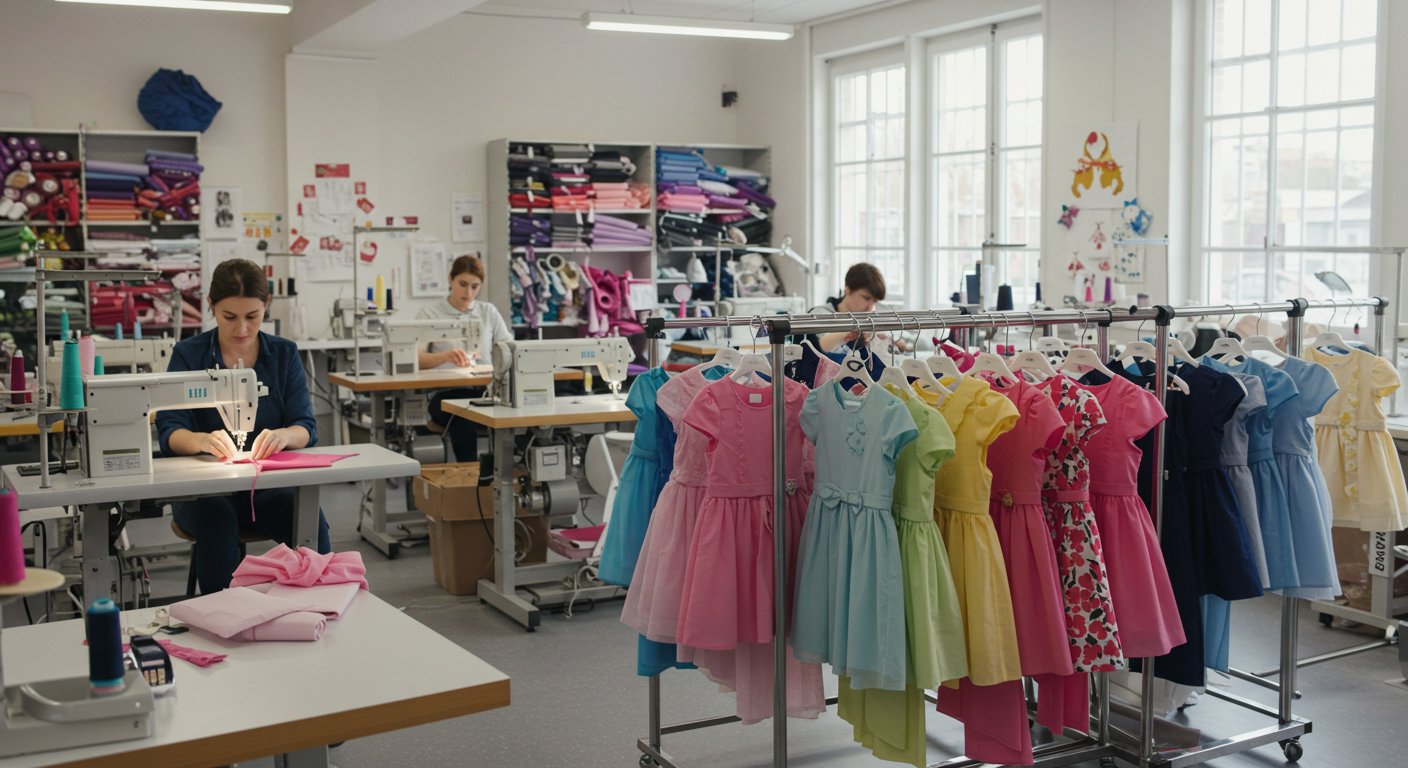 Пошив детских платьев на заказ Детское платье на заказ