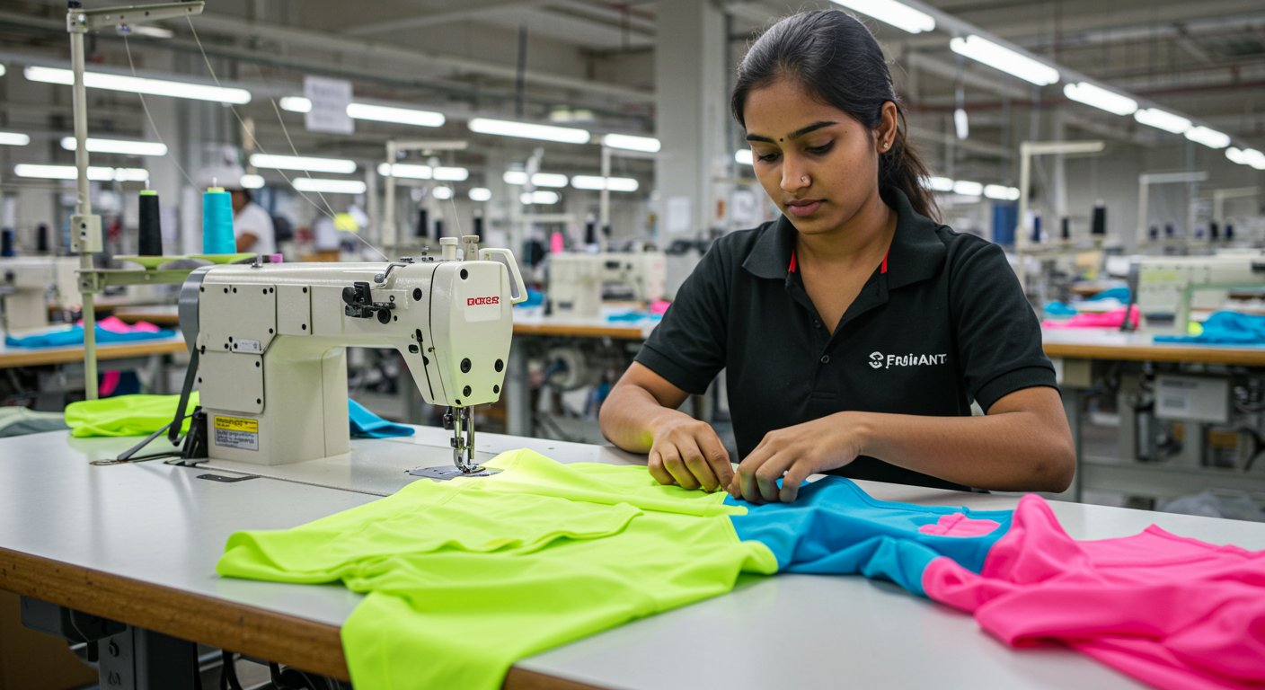 Пошив спортивной одежды эконом класса из синтетических тканей