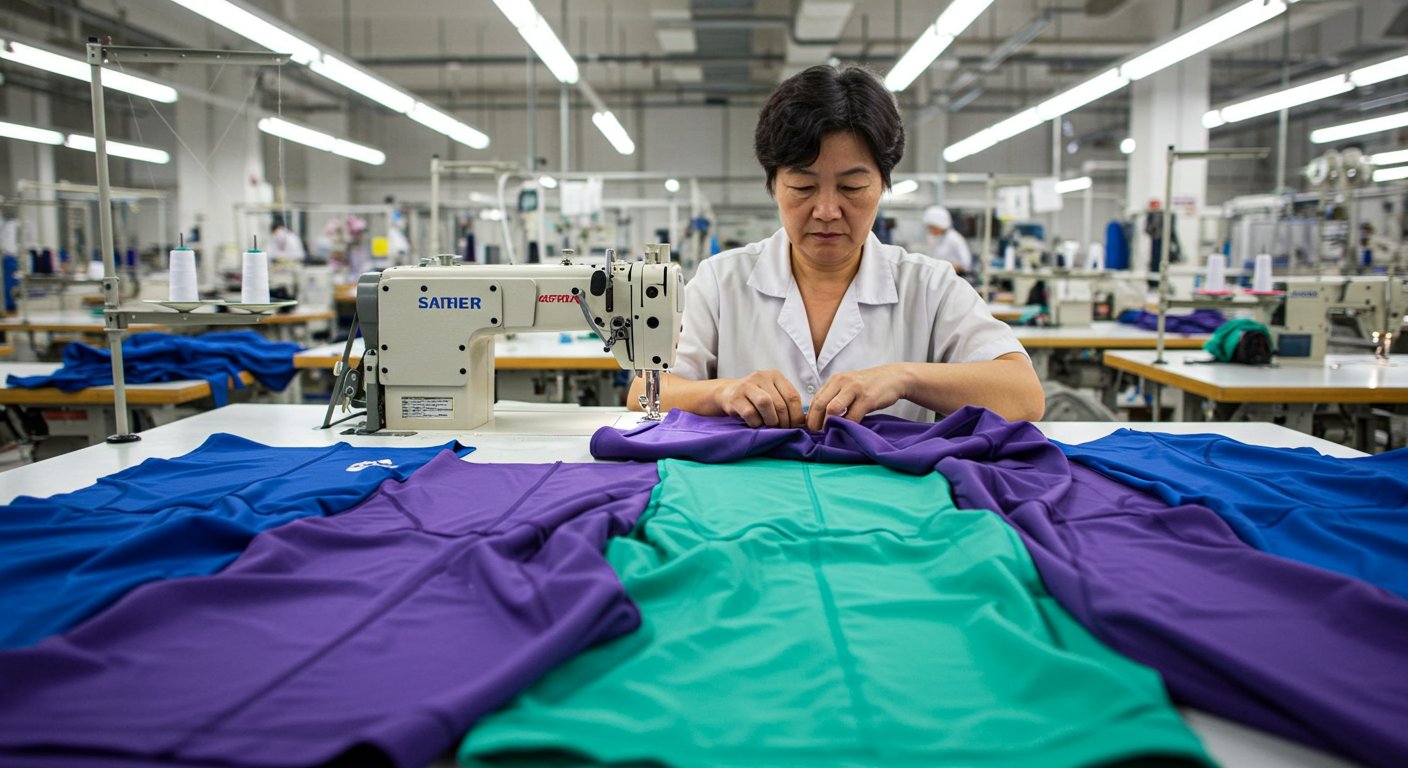 Спортивная одежда эконом класса из синтетических тканей