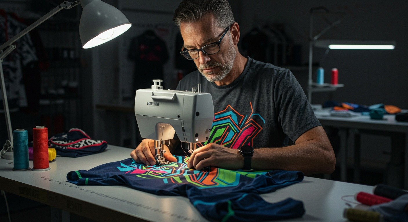 Спортивная дизайнерская футболка