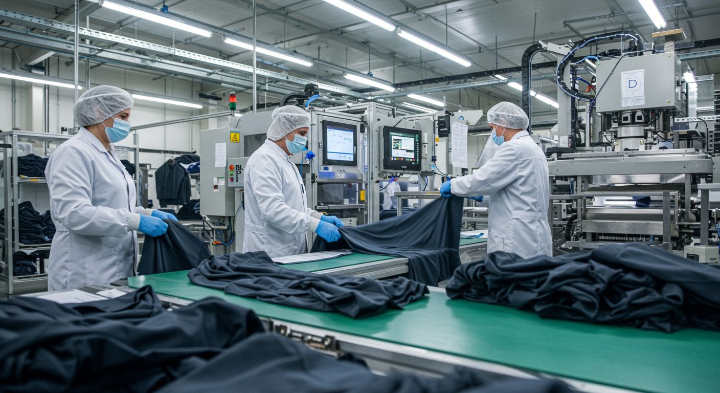 Производство спортивной одежды с антибактериальной обработкой