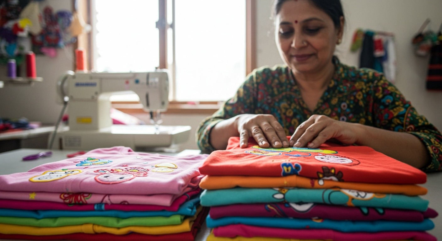 Пошив детских дизайнерских футболок