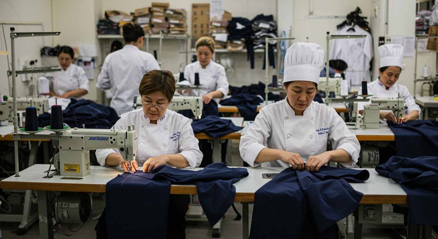 Пошив одежды для шеф-поваров Рабочая одежда для шеф-поваров