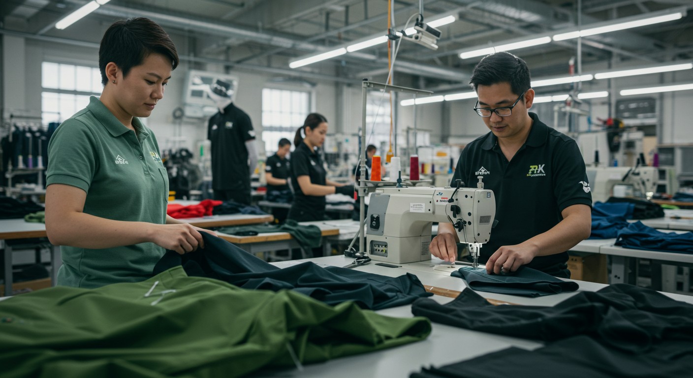 Производство одежды для командных игр на улице