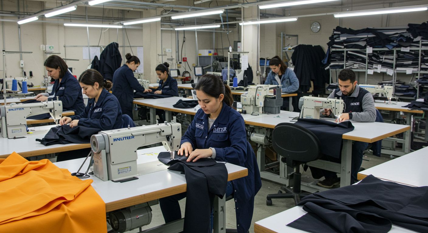 Пошив защитной одежды для цехов