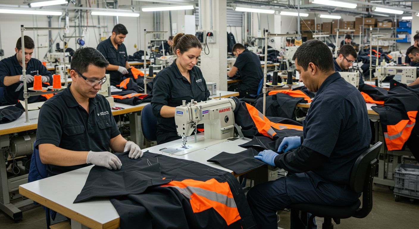 Пошив термостойкой рабочей одежды