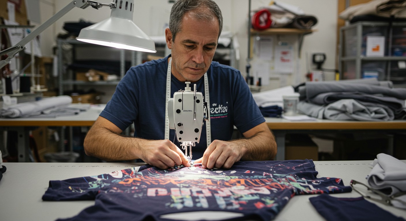 Повседневная футболка с принтом