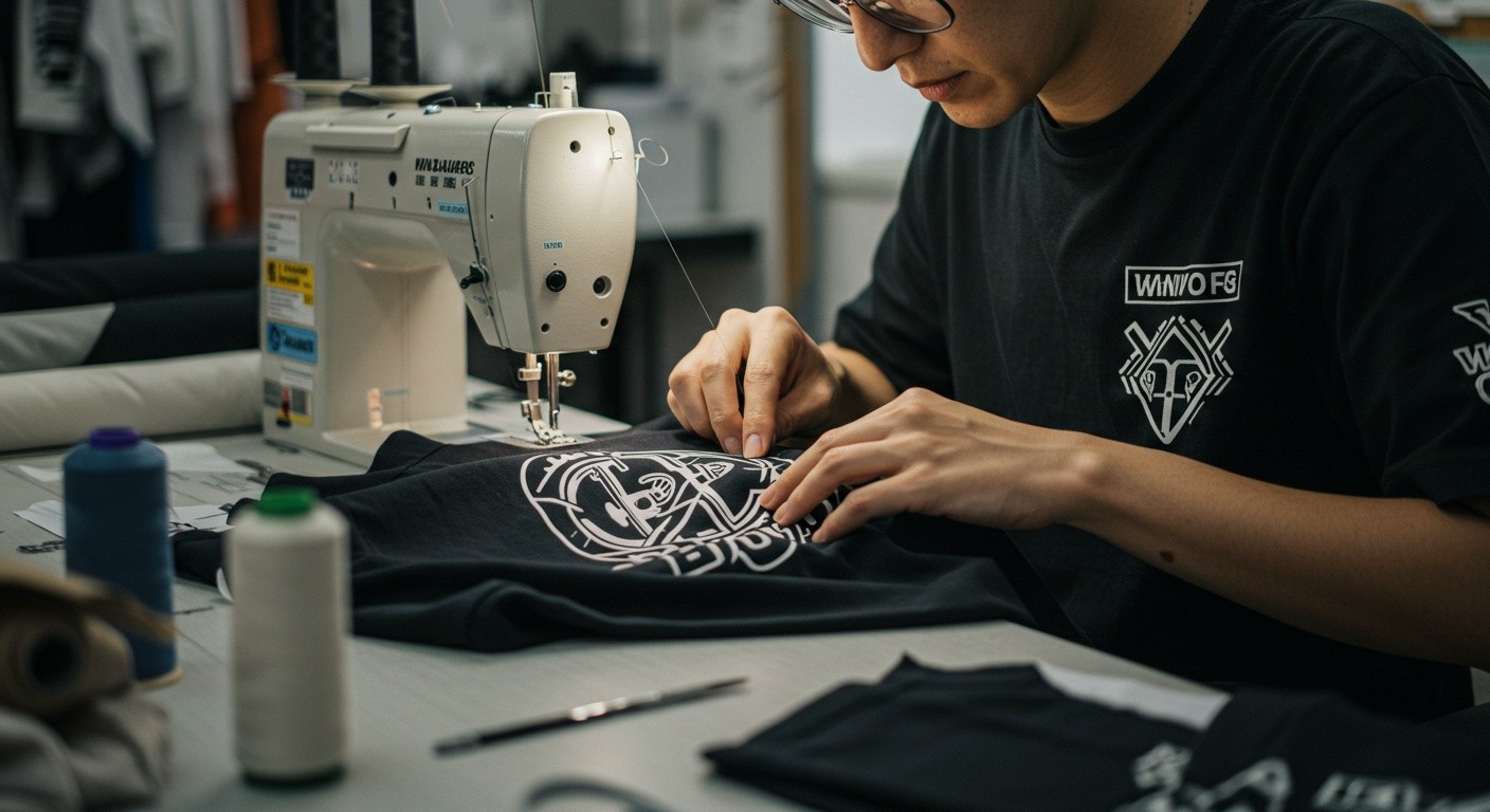 Брендированная футболка с принтом