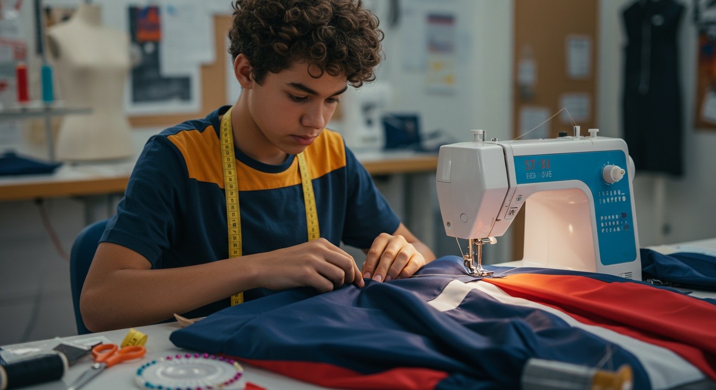 Спортивная куртка для подростков Спортивная куртка для подростка с усиленными швами и вентиляцией