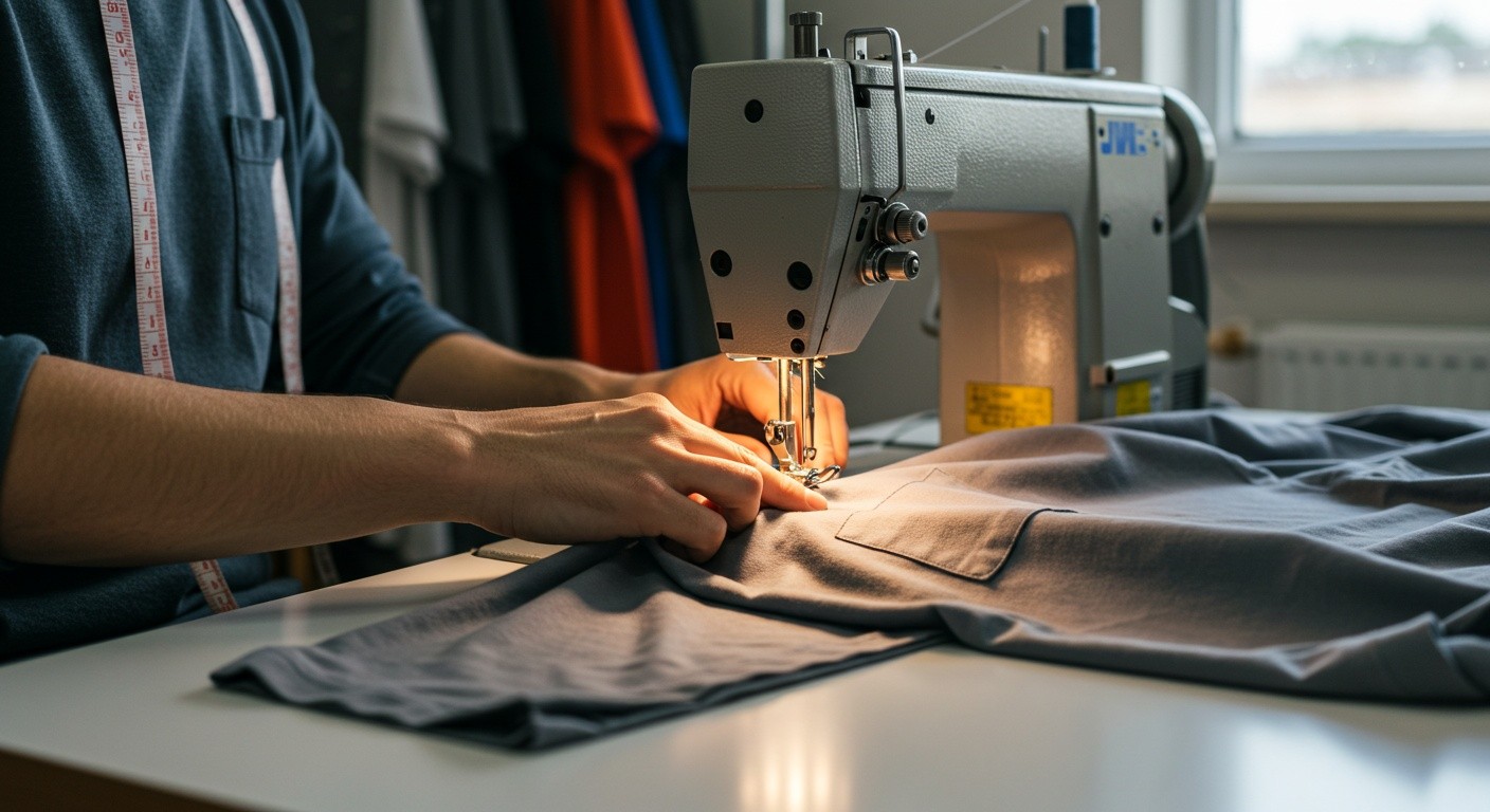 Повседневная футболка с карманом