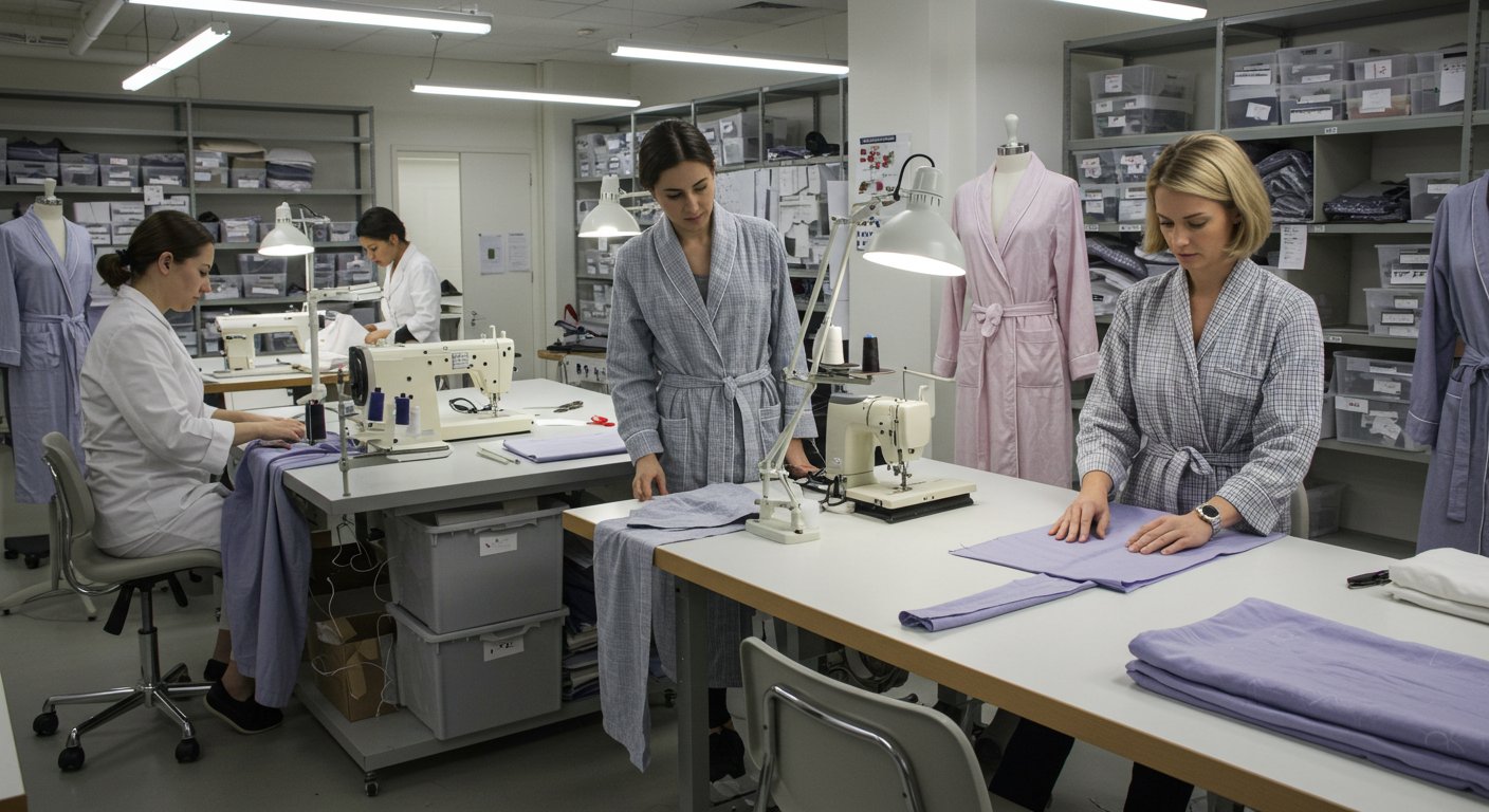 Пошив халатов и пижам для номеров