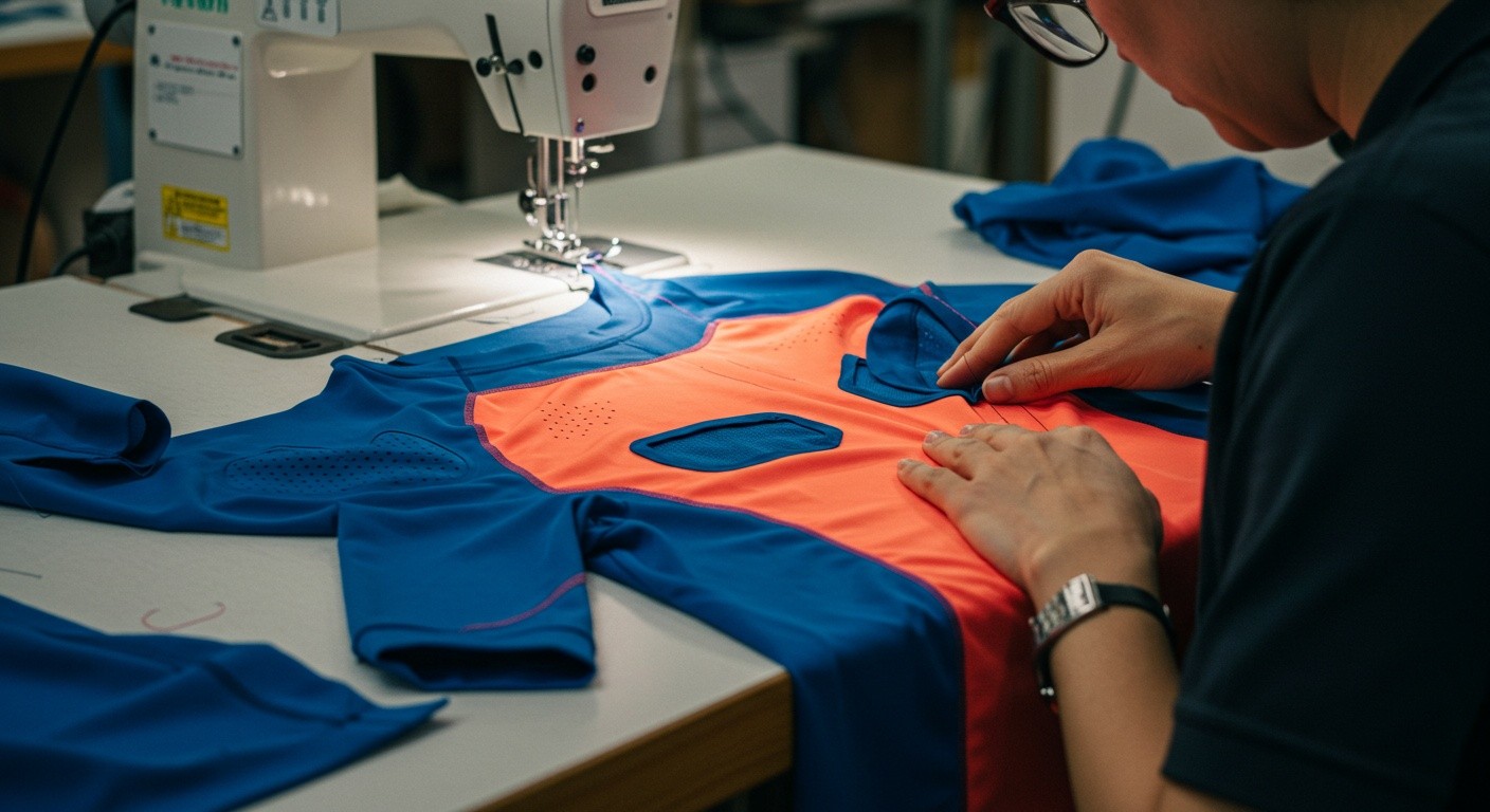 Спортивная одежда с улучшенной вентиляцией для командных видов спорта