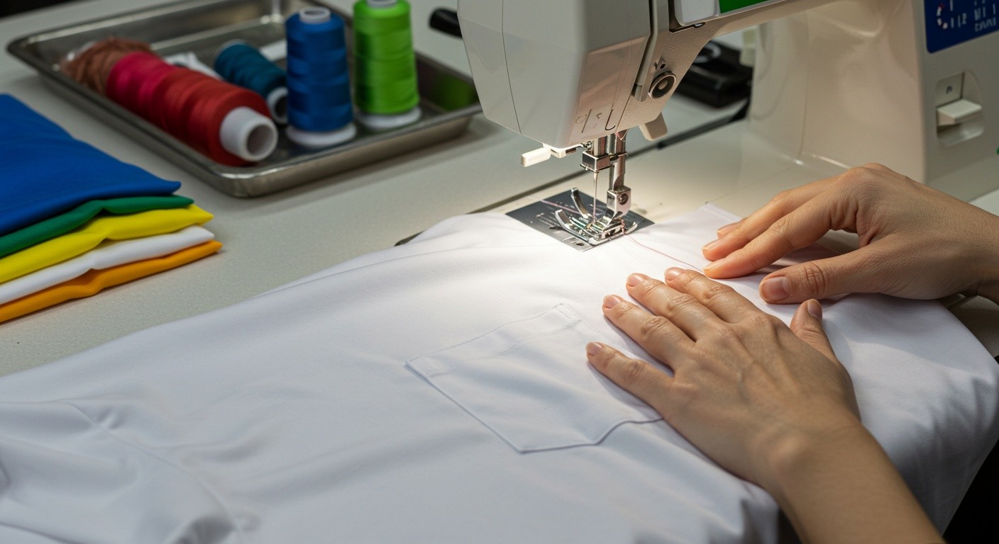 Пошив спортивных футболок с карманом