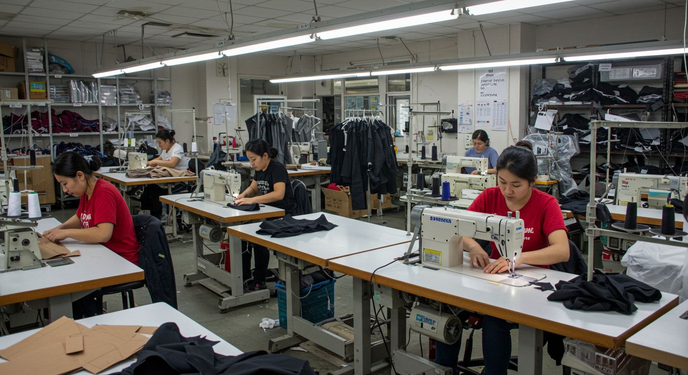 Пошив одежды среднего качества