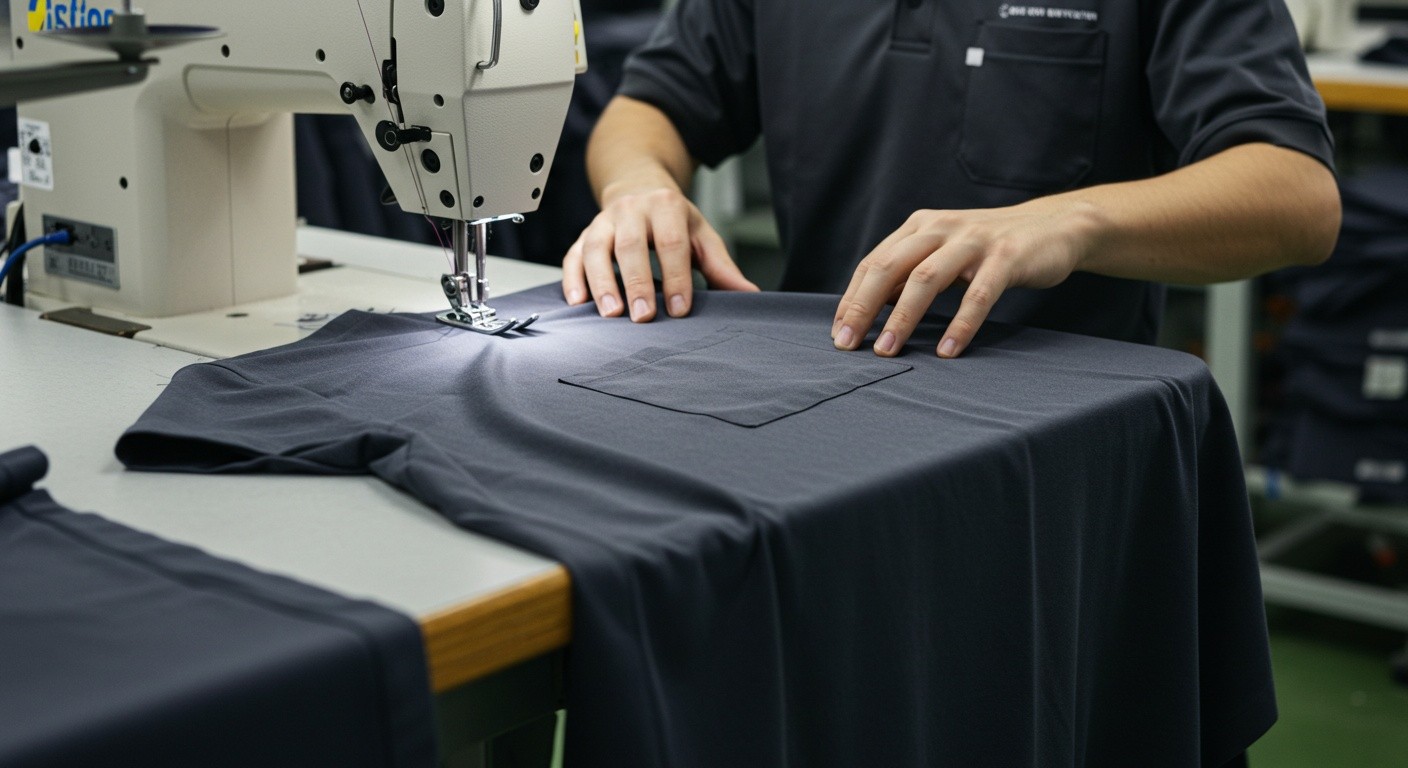 Пошив корпоративных футболок с карманом