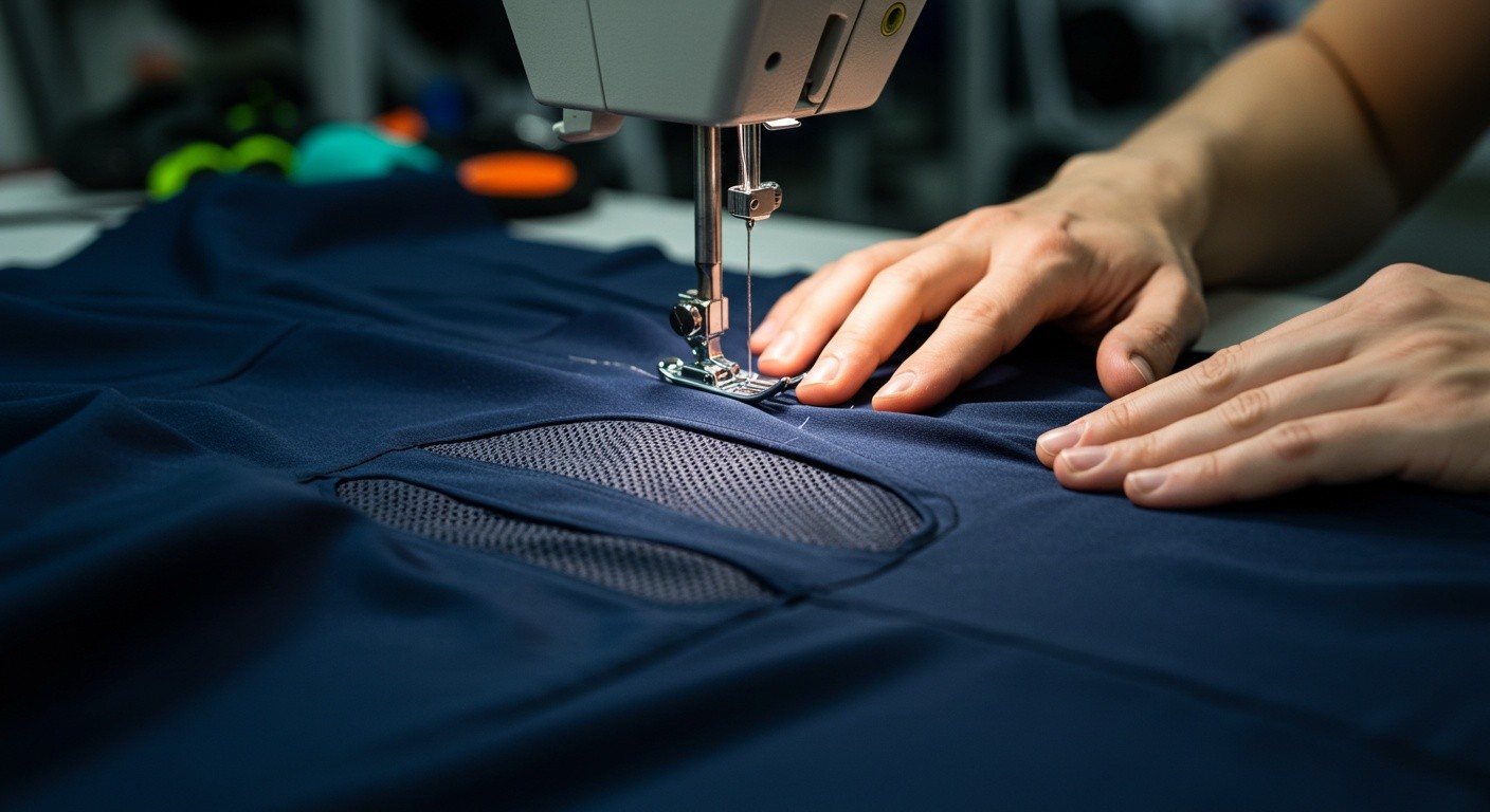 Пошив спортивной одежды с улучшенной вентиляцией для фитнес клубов