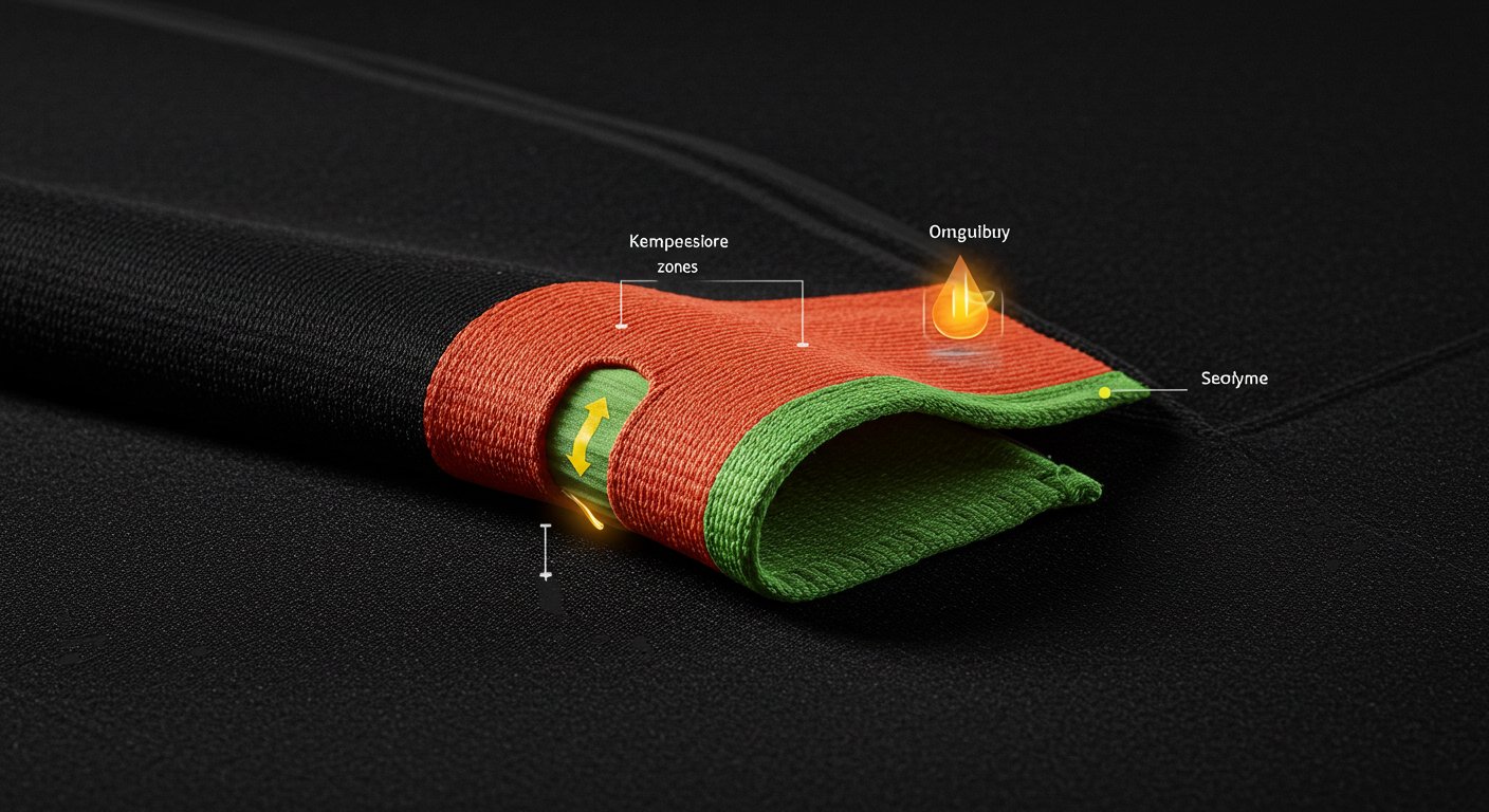 Производство спортивной одежды с компрессионными и терморегулирующими зонами