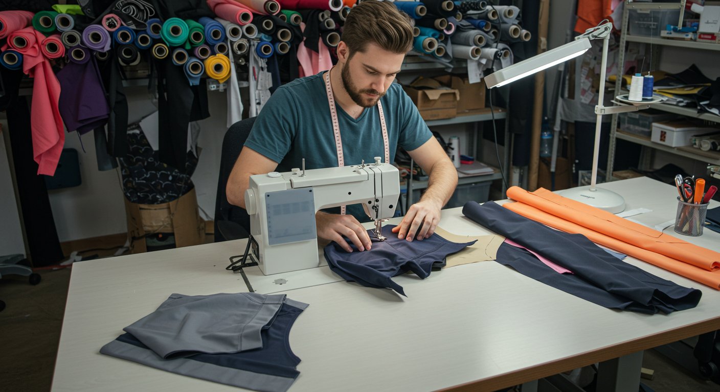 Пошив спортивной одежды для максимальной комфортности из эластичных тканей