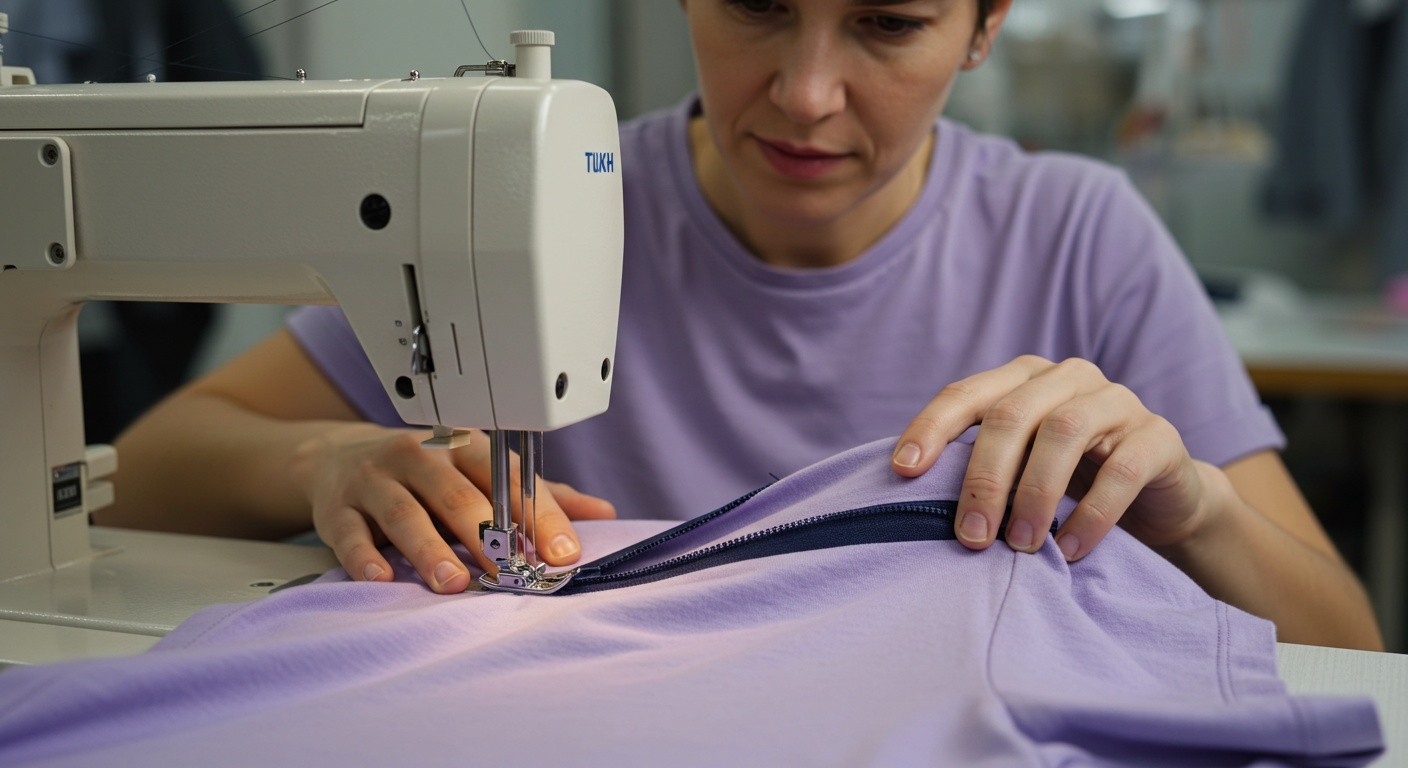 Пошив повседневных футболок с молнией