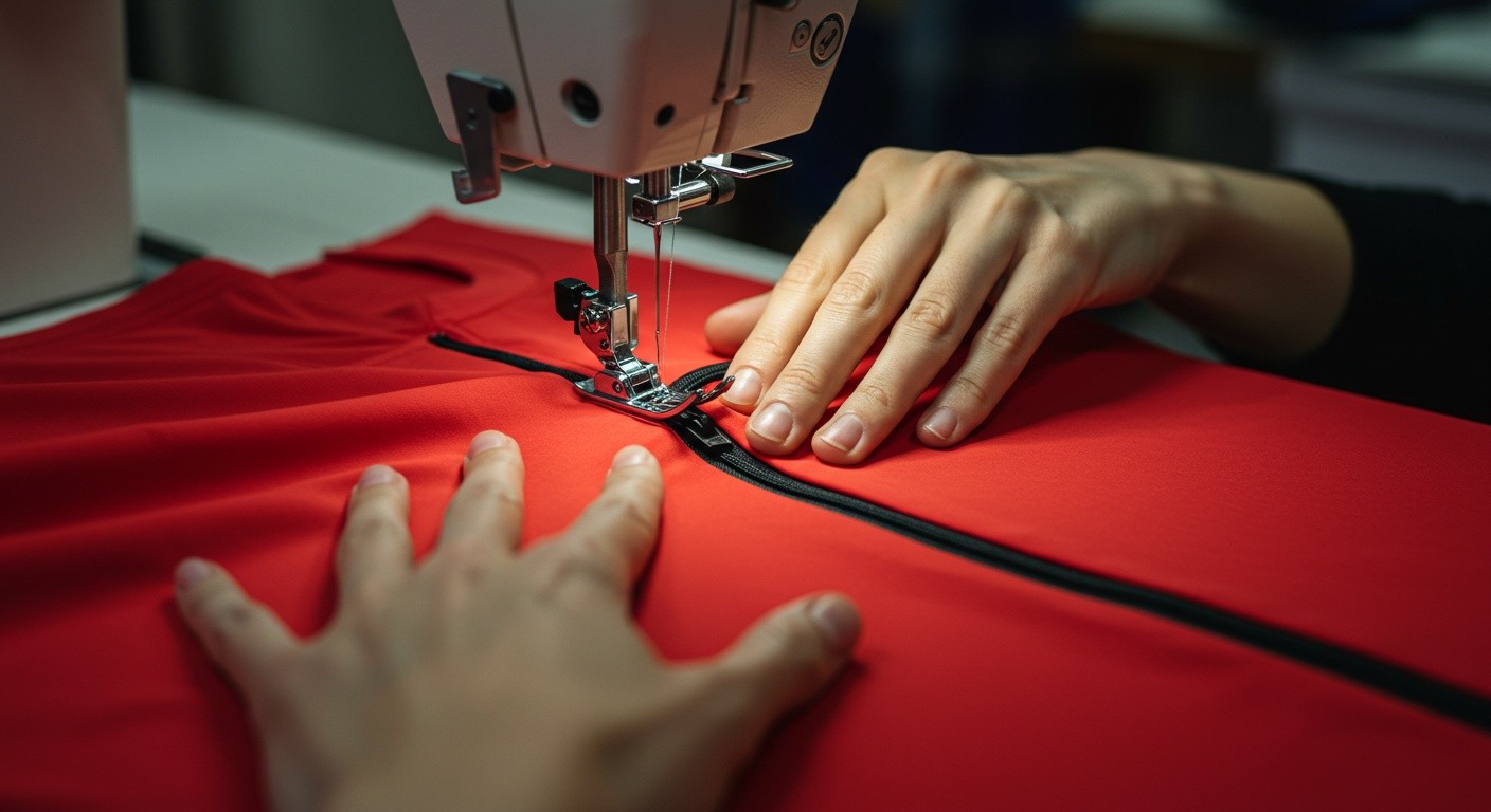 Пошив спортивных футболок с молнией